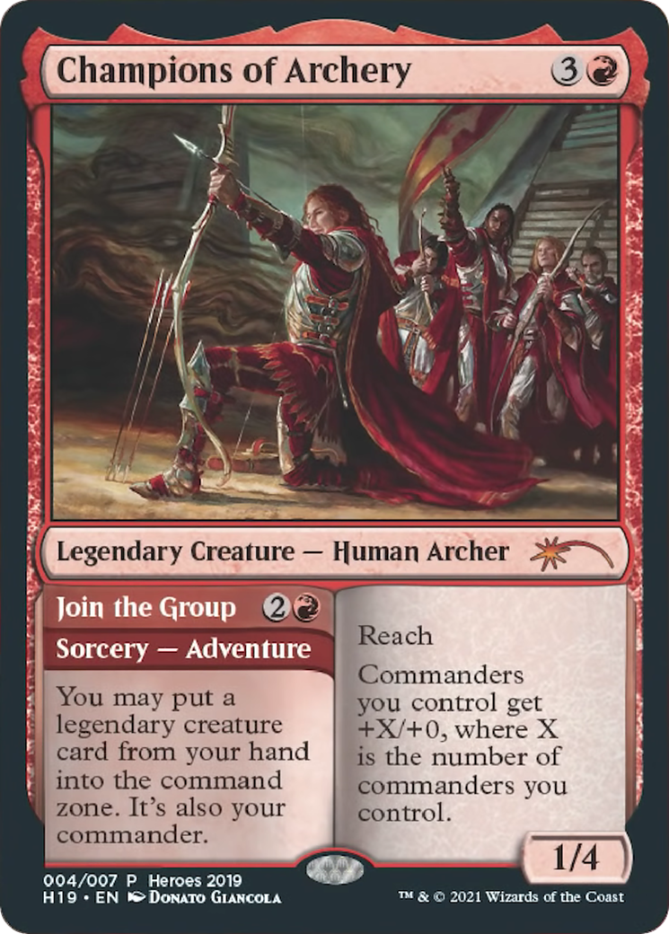 Champions of Archery // Join the Group (UMP-004) - 2019 Heroes of the Realm