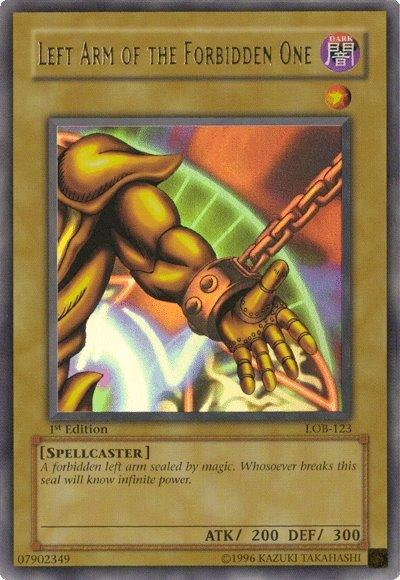 Left Arm of the Forbidden One [LOB-123] Ultra Rare - Josh's Cards
