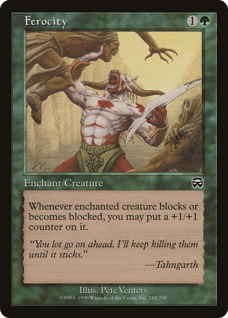 Ferocity (MMQ-245) - Mercadian Masques