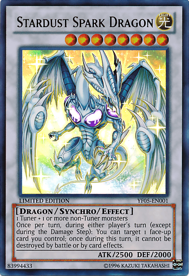 Stardust Spark Dragon [YF05-EN001] Ultra Rare - Josh's Cards