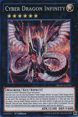 Cyber Dragon Infinity [BOSH-EN094] Secret Rare - Josh's Cards