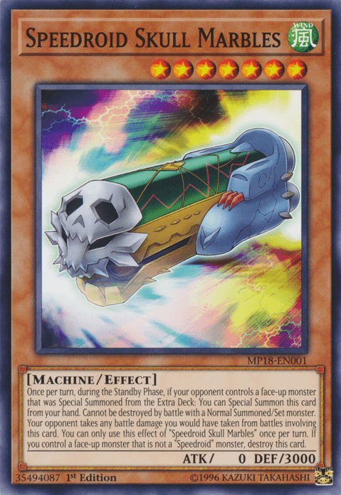 Speedroid Skull Marbles [MP18-EN001] Common - Josh's Cards