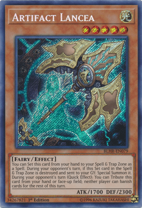 Artifact Lancea [BLHR-EN079] Secret Rare - Josh's Cards