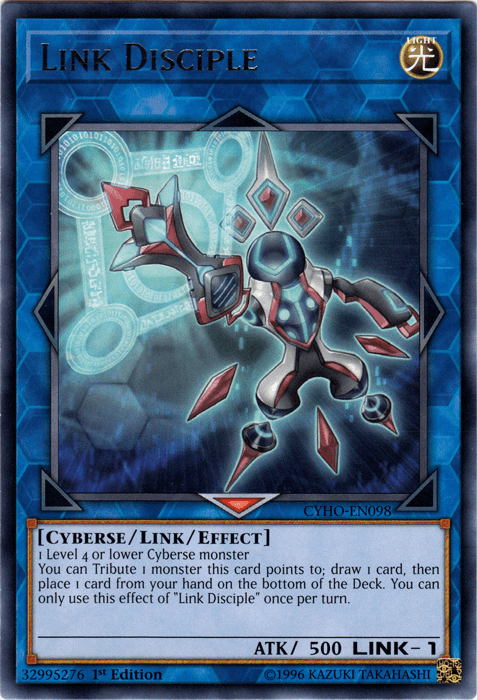 Link Disciple [CYHO-EN098] Rare - Josh's Cards