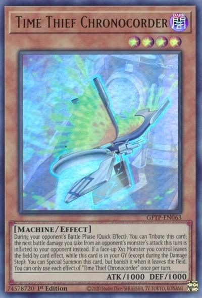 Time Thief Chronocorder [GFTP-EN063] Ultra Rare - Josh's Cards