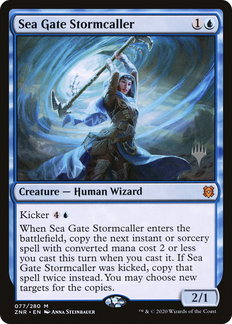 Sea Gate Stormcaller (PPZNR-77P) - Zendikar Rising Promos Foil