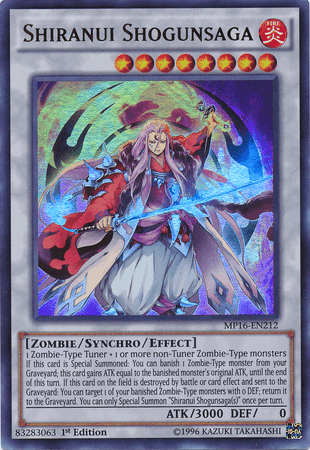 Shiranui Shogunsaga [MP16-EN212] Ultra Rare - Josh's Cards