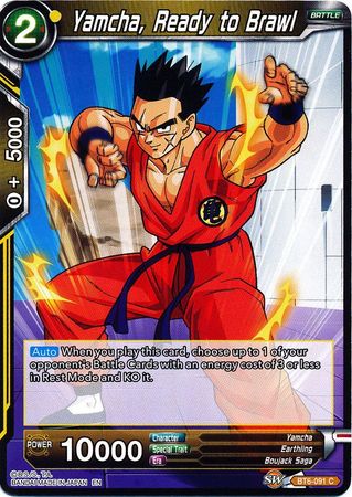 Yamcha, Ready to Brawl (BT6-091) [Destroyer Kings] Parallel Foil