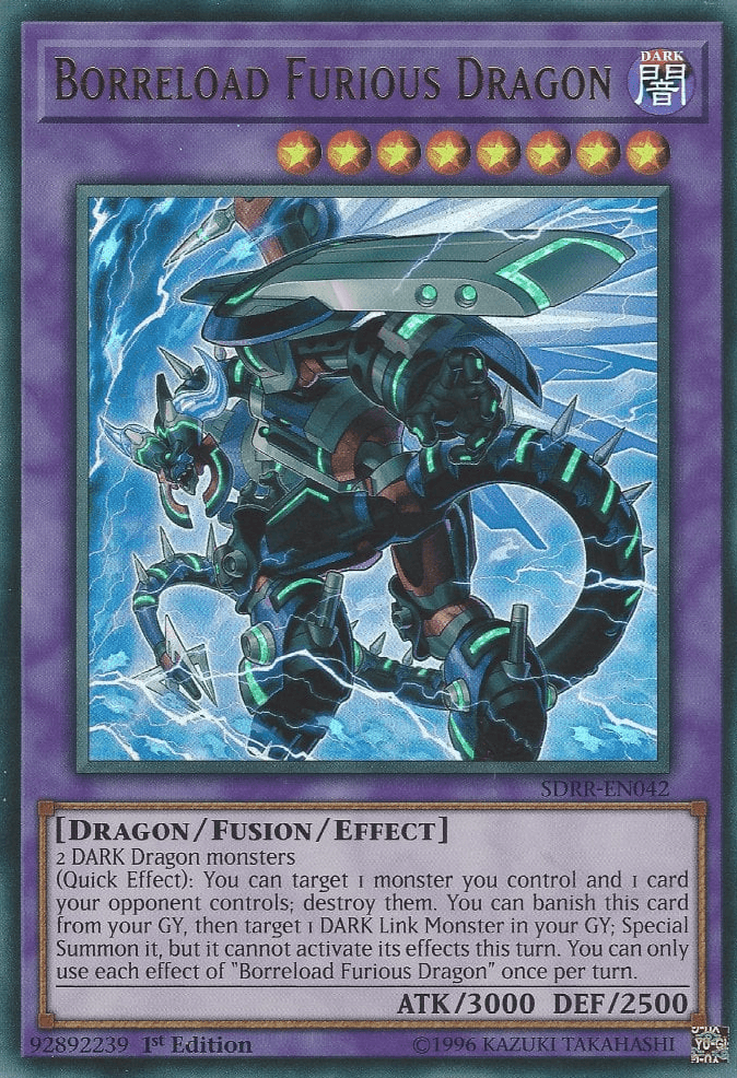 Borreload Furious Dragon [SDRR-EN042] Ultra Rare - Josh's Cards