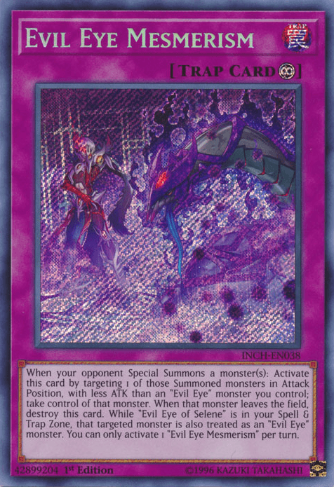 Evil Eye Mesmerism [INCH-EN038] Secret Rare - Josh's Cards