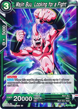 Majin Buu, Looking for a Fight (BT11-082) [Vermilion Bloodline] Parallel Foil