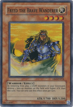 Freed the Brave Wanderer [DR2-EN014] Super Rare - Josh's Cards