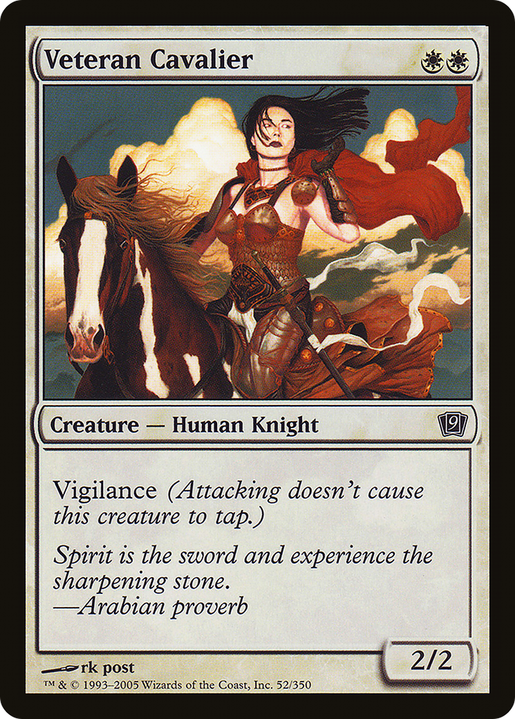 Veteran Cavalier [Ninth Edition] Foil
