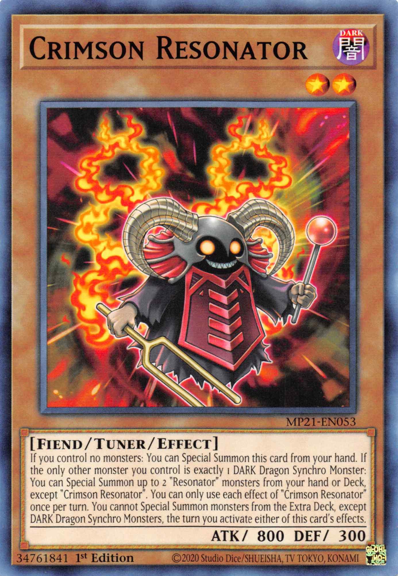 Crimson Resonator [MP21-EN053] Common - Josh's Cards
