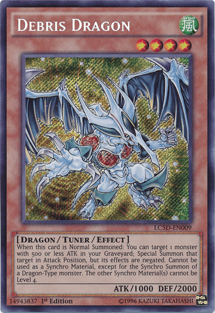 Debris Dragon [LC5D-EN009] Secret Rare - Josh's Cards