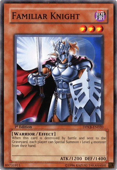 Familiar Knight [DPKB-EN020] Common - Josh's Cards