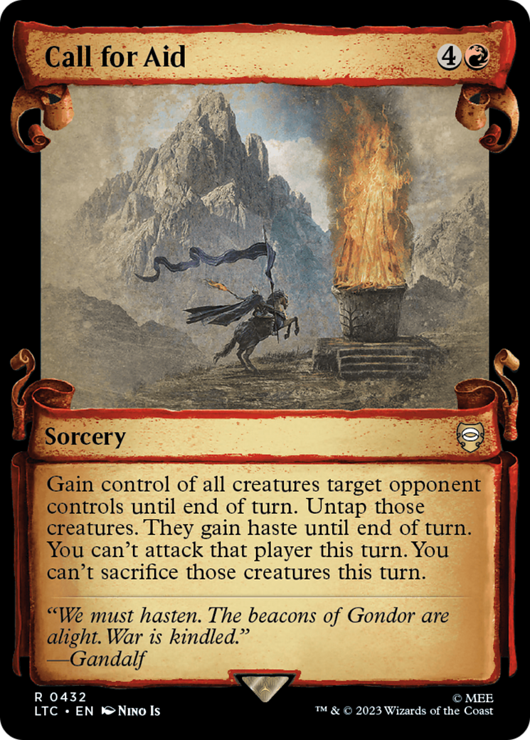 Call for Aid (LTC-432) - Tales of Middle-earth Commander: (Showcase)