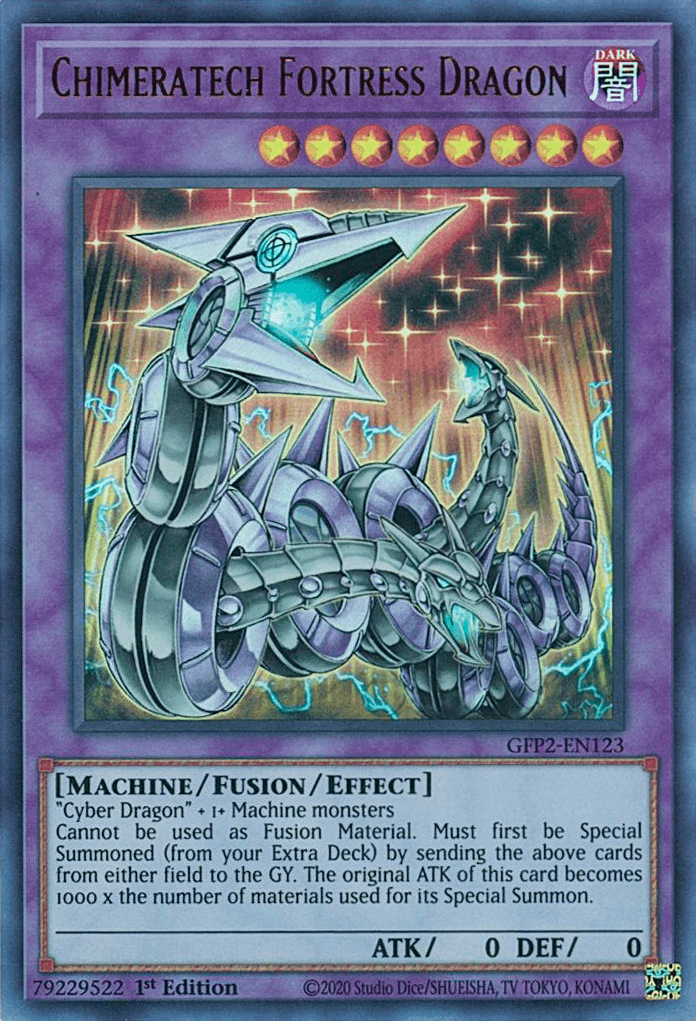 Chimeratech Fortress Dragon [GFP2-EN123] Ultra Rare - Josh's Cards