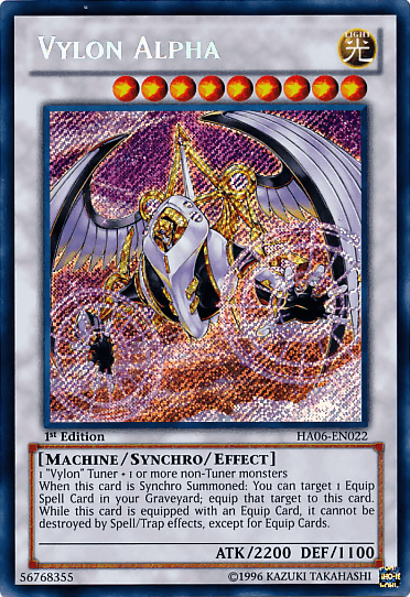 Vylon Alpha [HA06-EN022] Secret Rare - Josh's Cards