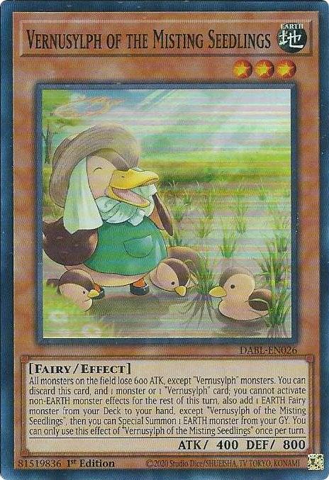 Vernusylph of the Misting Seedlings [DABL-EN026] Super Rare - Josh's Cards