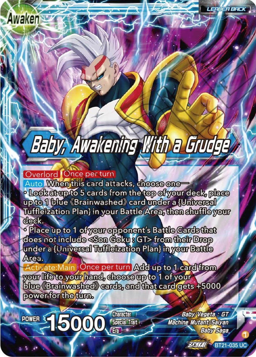 Baby // Baby, Awakening With a Grudge (BT21-035) [Wild Resurgence] Parallel Foil