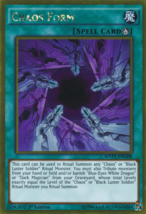 Chaos Form [MVP1-ENG08] Gold Rare - Josh's Cards