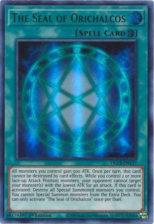 The Seal of Orichalcos (Green) [DLCS-EN137] Ultra Rare - Josh's Cards