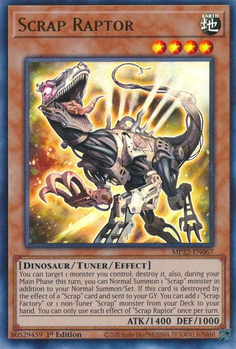 Scrap Raptor [MP22-EN067] Ultra Rare - Josh's Cards