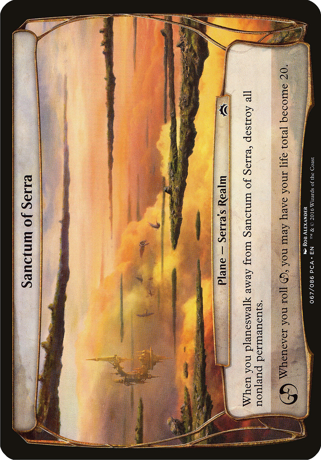Sanctum of Serra (OVER-067) - Planechase Anthology Planes