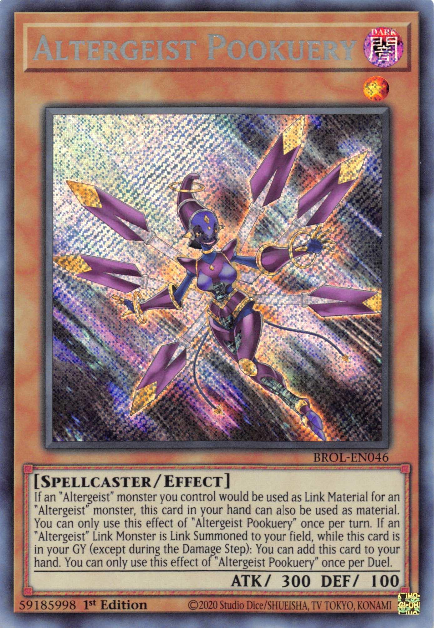 Altergeist Pookuery [BROL-EN046] Secret Rare - Josh's Cards