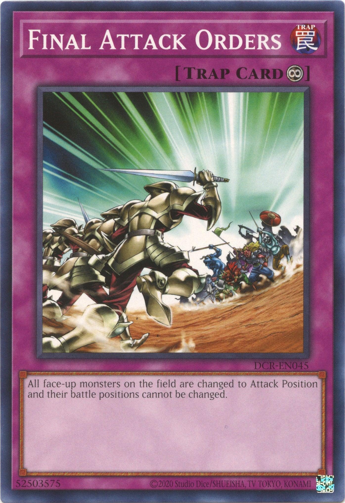Final Attack Orders (25th Anniversary) [DCR-EN045] Common - Josh's Cards