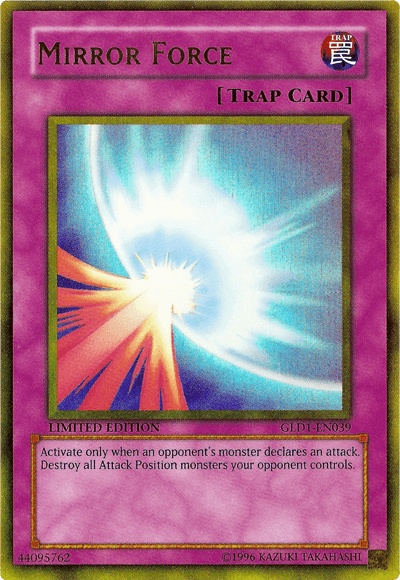 Mirror Force [GLD1-EN039] Gold Rare - Josh's Cards