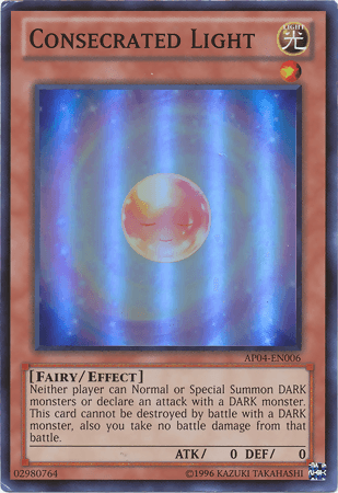 Consecrated Light [AP04-EN006] Super Rare - Josh's Cards