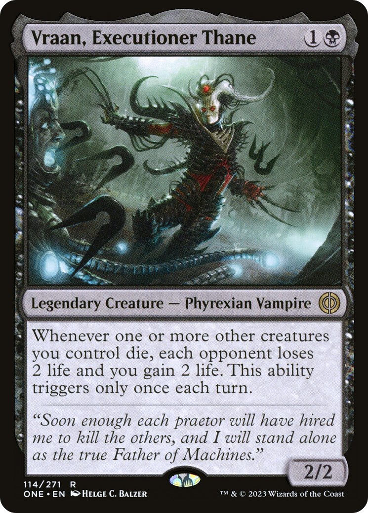 Vraan, Executioner Thane (ONE-114) - Phyrexia: All Will Be One Foil
