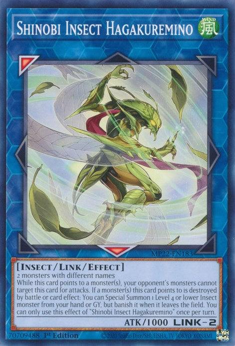 Shinobi Insect Hagakuremino [MP22-EN183] Common - Josh's Cards