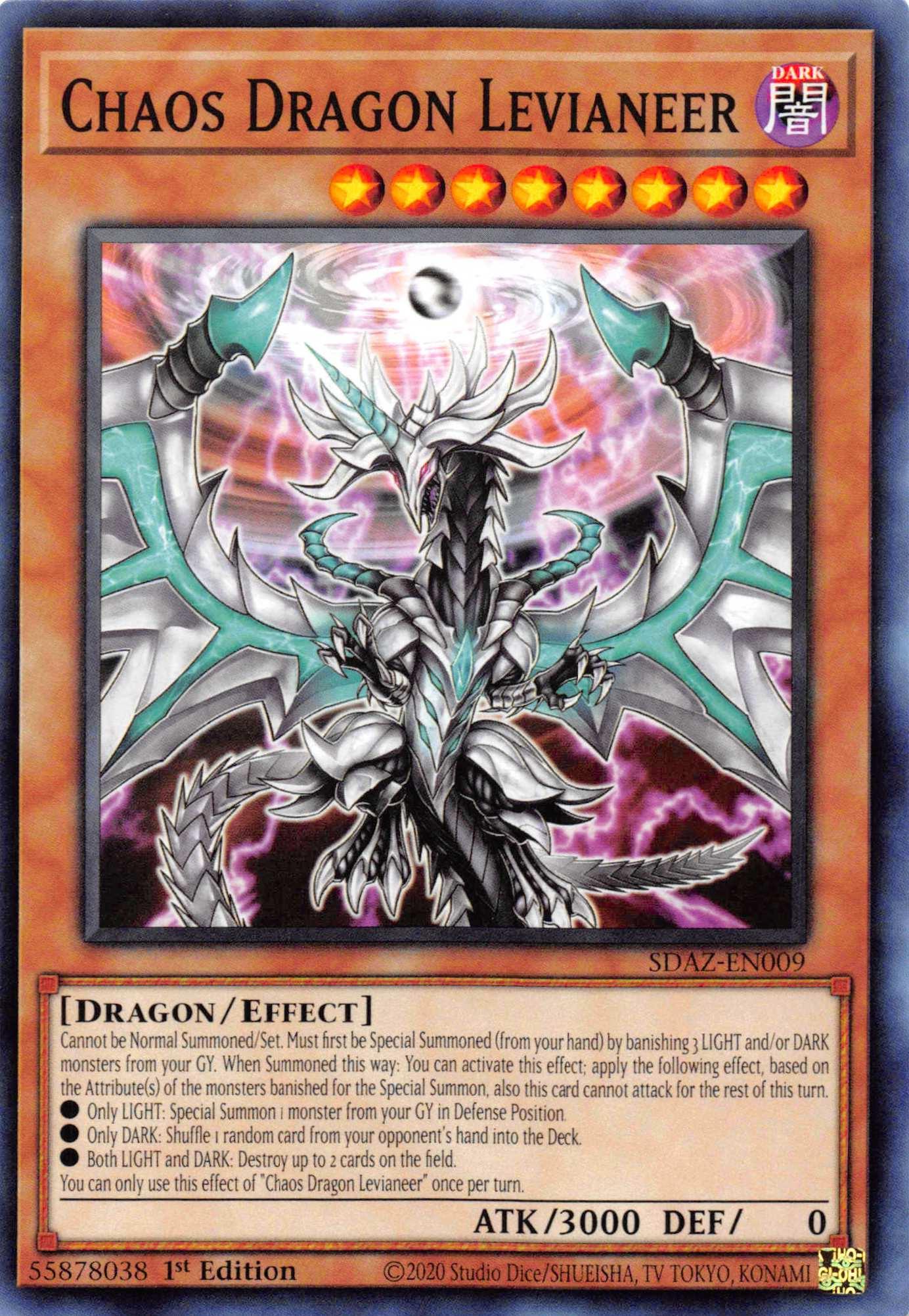 Chaos Dragon Levianeer [SDAZ-EN009] Common - Josh's Cards