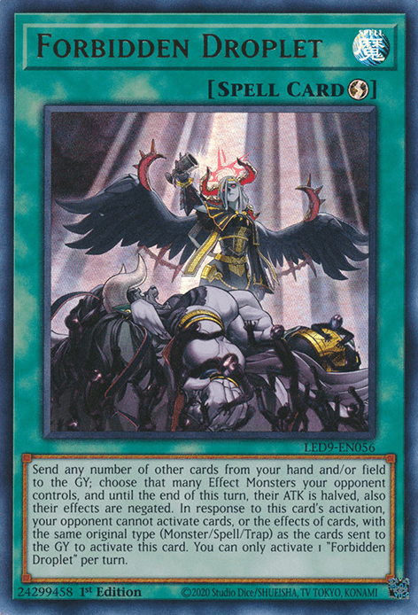 Forbidden Droplet [LED9-EN056] Ultra Rare - Josh's Cards