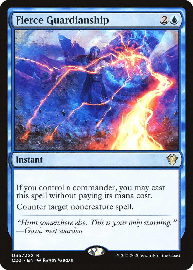 Fierce Guardianship (C20-035) - Commander 2020