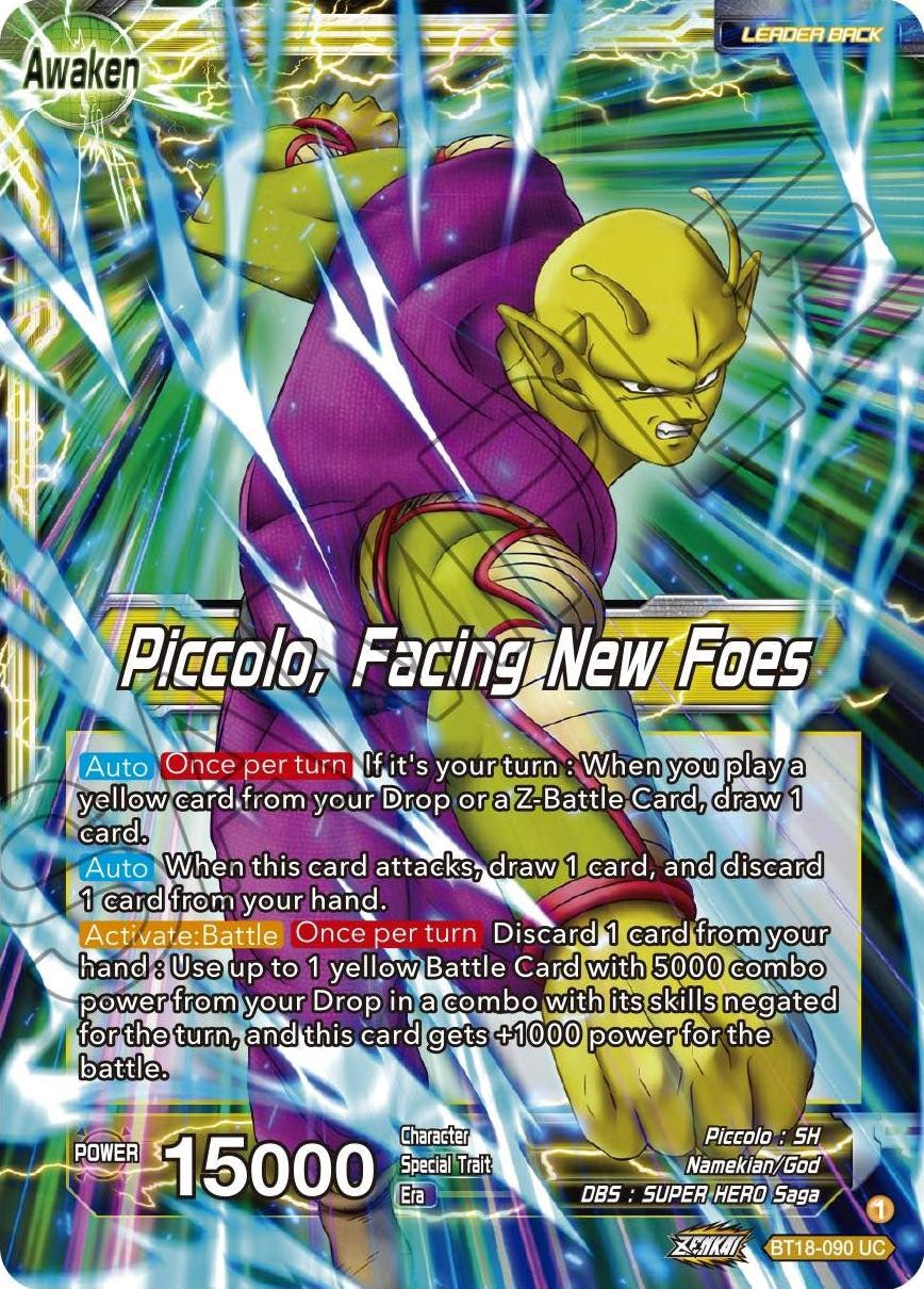 Piccolo // Piccolo, Facing New Foes (BT18-090) [Promotion Cards] Parallel Foil