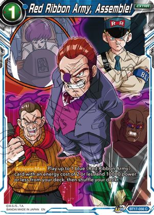 Red Ribbon Army, Assemble! (BT17-056) [Ultimate Squad] Parallel Foil
