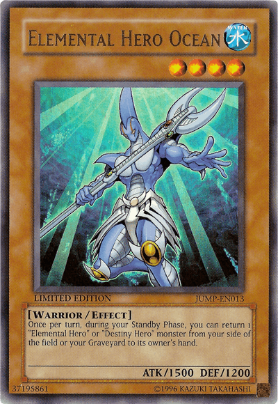 Elemental Hero Ocean [JUMP-EN013] Ultra Rare - Josh's Cards