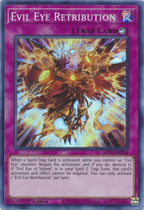Evil Eye Retribution [MP20-EN244] Super Rare - Josh's Cards