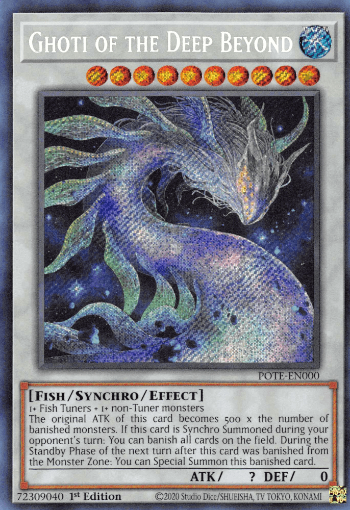 Ghoti of the Deep Beyond [POTE-EN000] Secret Rare - Josh's Cards