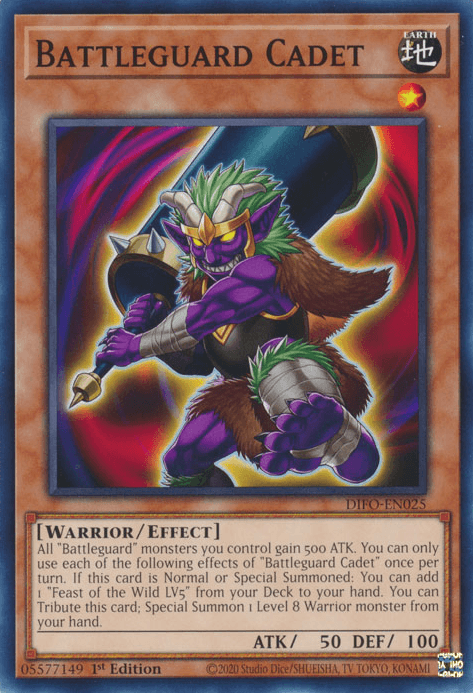 Battleguard Cadet [DIFO-EN025] Common - Josh's Cards