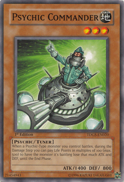 Psychic Commander [TDGS-EN020] Common - Josh's Cards