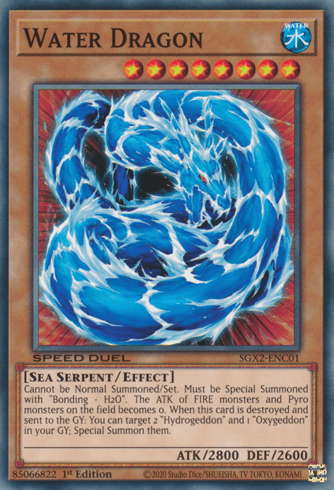 Water Dragon [SGX2-ENC01] Common - Josh's Cards