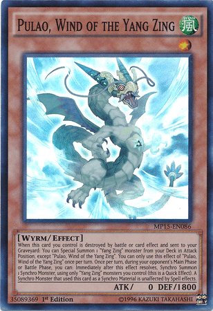 Pulao, Wind of the Yang Zing [MP15-EN086] Super Rare - Josh's Cards