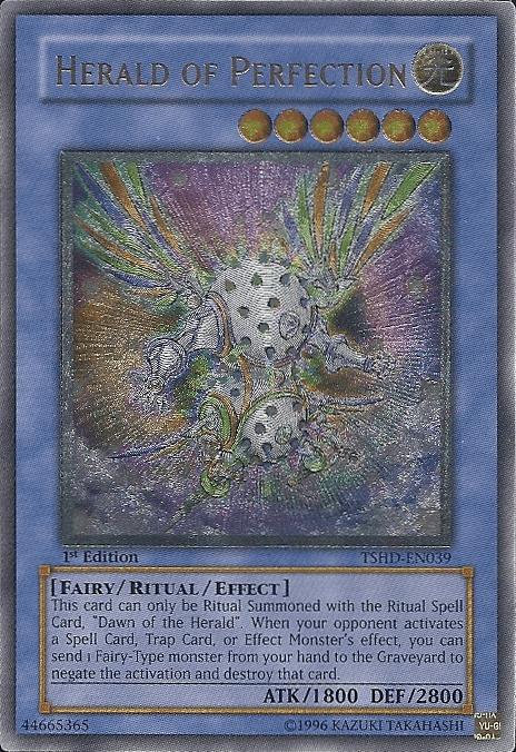Herald of Perfection [TSHD-EN039] Ultimate Rare - Josh's Cards
