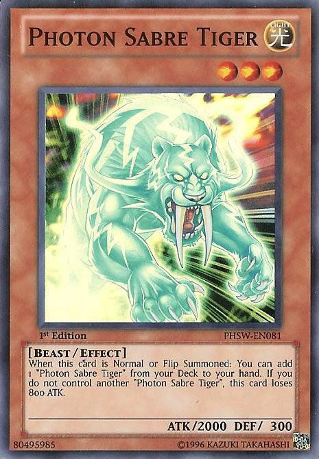 Photon Sabre Tiger [PHSW-EN081] Super Rare - Josh's Cards