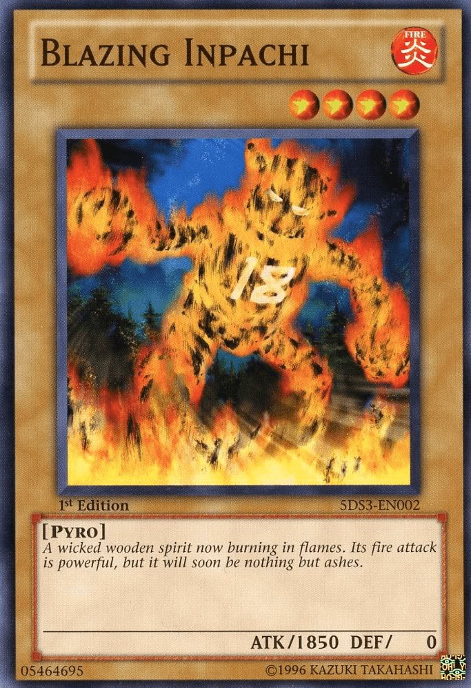 Blazing Inpachi [5DS3-EN002] Common - Josh's Cards